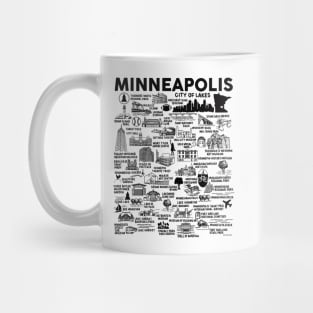 Minneapolis Map Mug